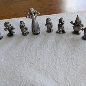 Disney Productions: Snow White & The Seven Dwarfs Pewter Figurines